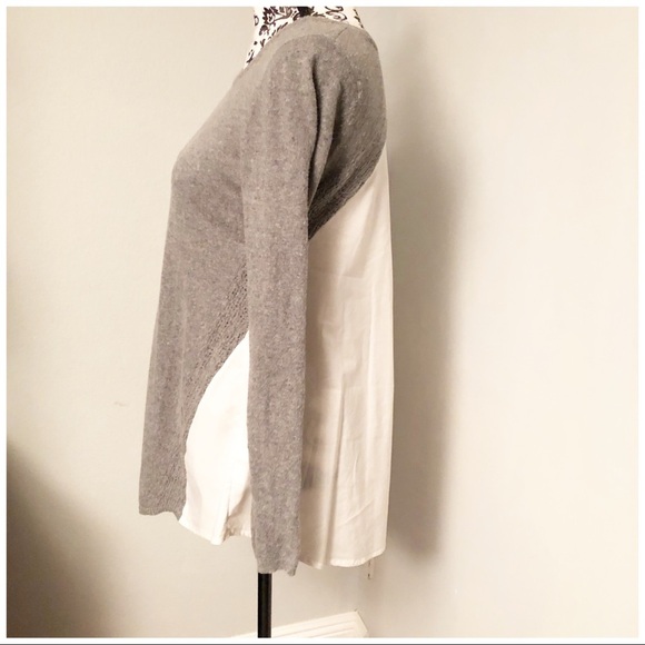 Rachel Roy Gray and White Top - Picture 2 of 6